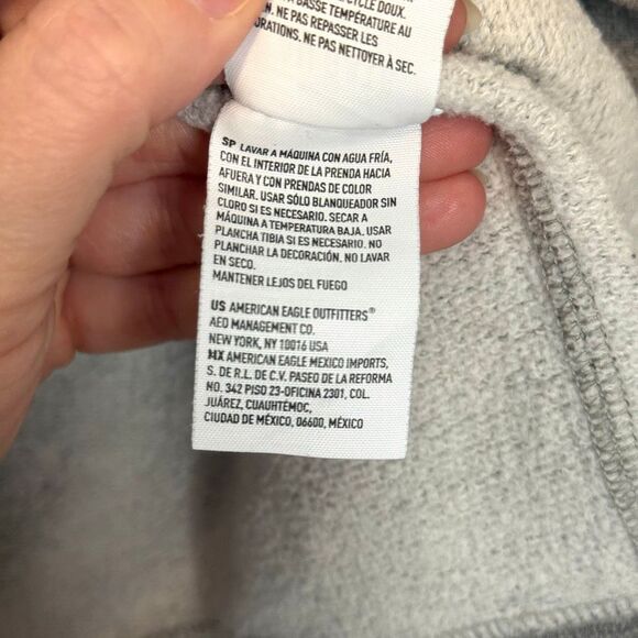 Tailgate Iowa Hawkeyes Quarter Zip Gray Sweatshirt Size XS - Picture 7 of 11